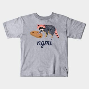 NGMI Racoon Kids T-Shirt
